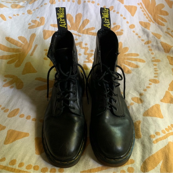 Vintage Dr. Martens Black Lace-Up Boots